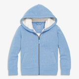 Kids teddy fleece-lined zip hoodie