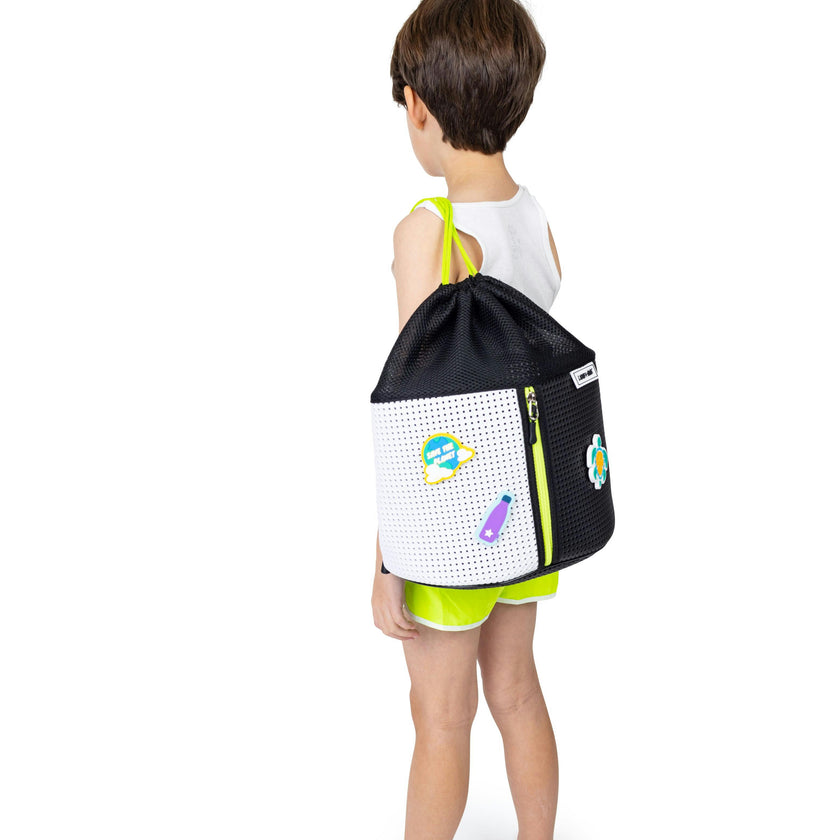 Sophy Drawstring Backpack Neon Lime