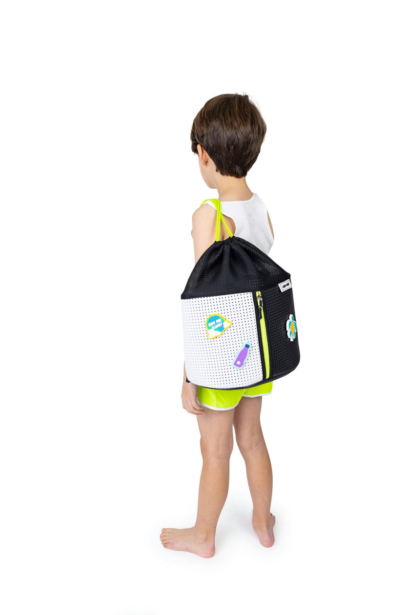 Sophy Drawstring Backpack Neon Lime