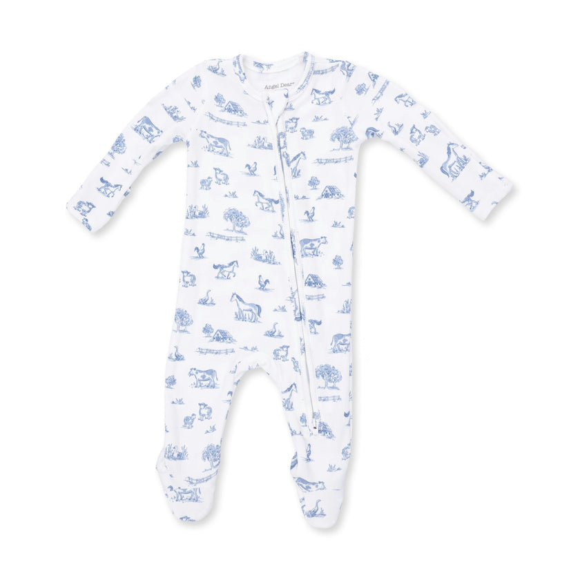 Farm Friends - 2 Way Zipper Footie