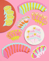 Pool Party Toppers - 24 wrappers + toppers