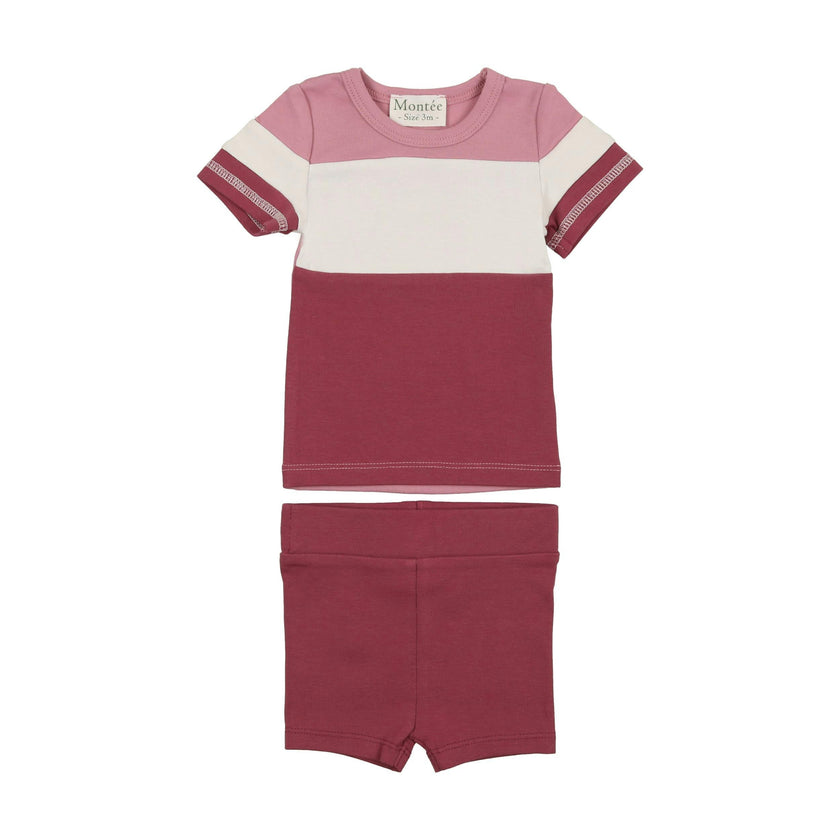 Rugby Stripe Short Set