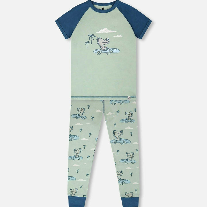 Organic Cotton Two-Piece Pajamas Set