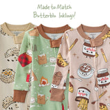 CRUZ Snug-fit Footed Baby Boys Pajamas