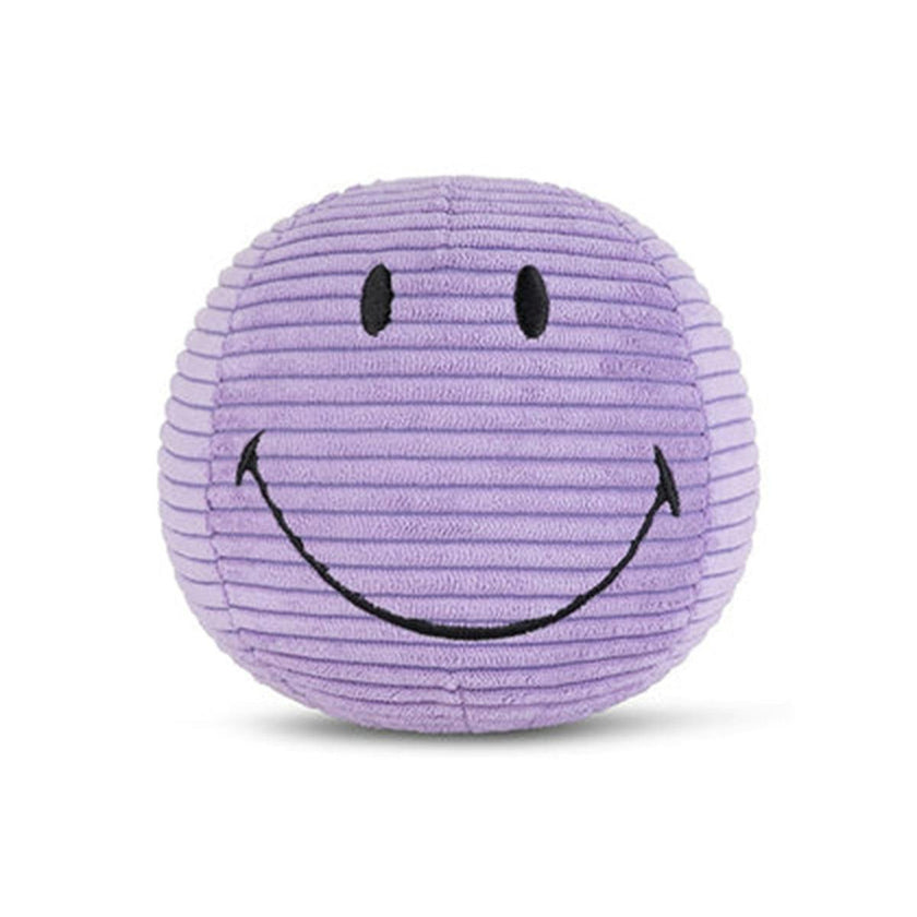 Plush Smiley Corduroy Dark Purple 5"