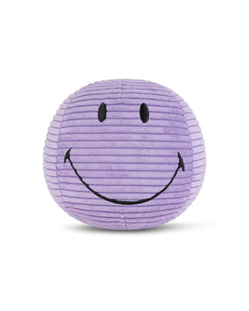Plush Smiley Corduroy Dark Purple 5"