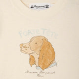 BONPOINT Tom Forte Tête Baby T-Shirt - Ivory