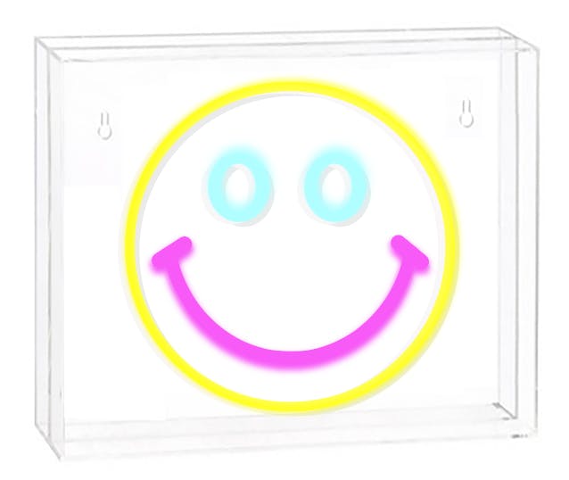 Neon Art Desktop /Wall Sign-Smile