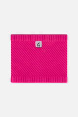 Winter Knit Neckwarmer Bright Pink