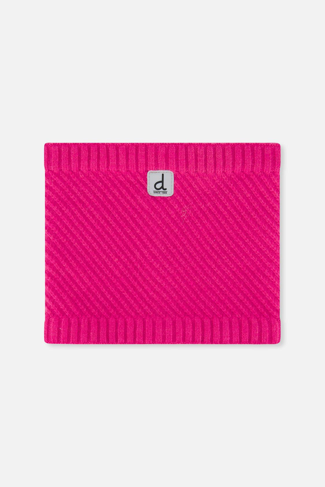 Winter Knit Neckwarmer Bright Pink