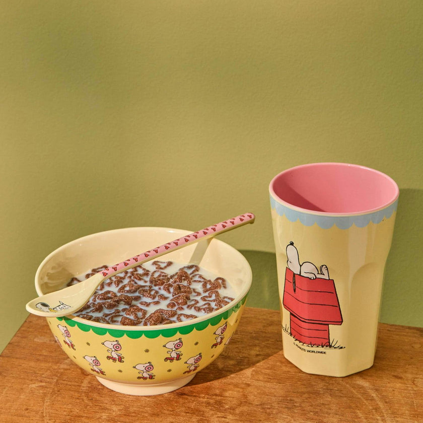 Melamine Latte Spoons - Snoopy...Set of 6 Spoons