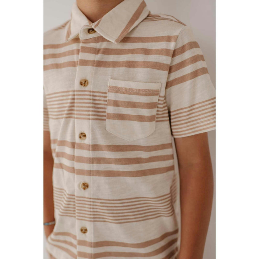Boy's Collar Button Shirt