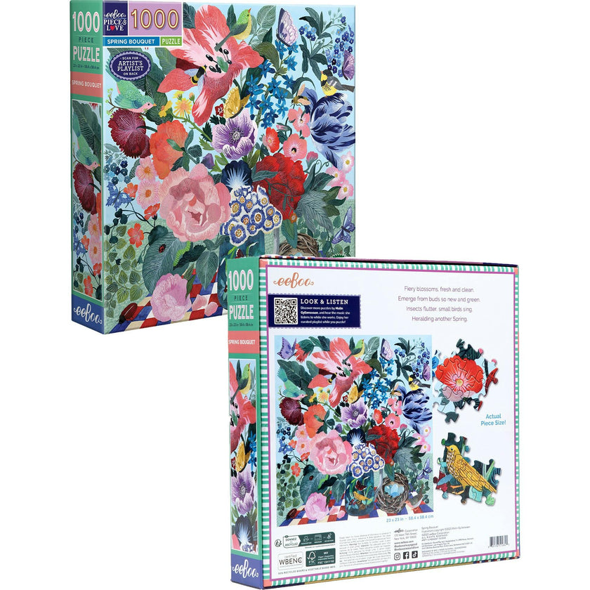 Piece&Love: Spring Bouquet - 1000 pc Puzzle