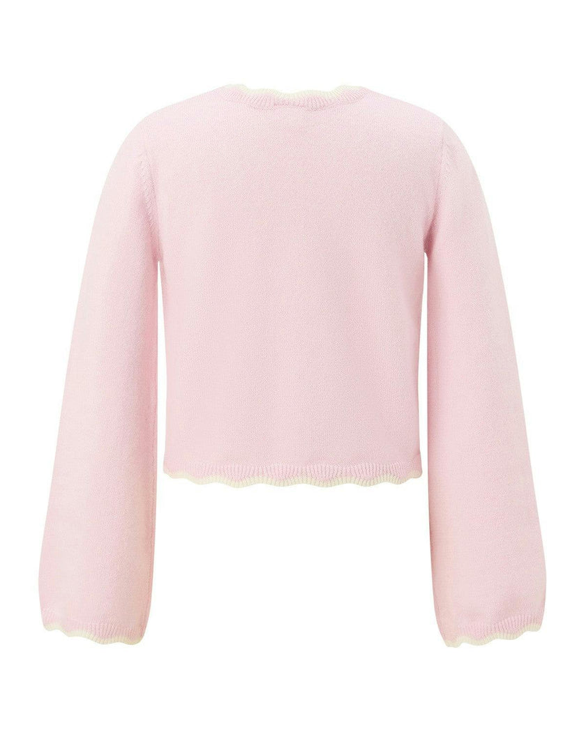 Carla Knit Cardigan, Pink