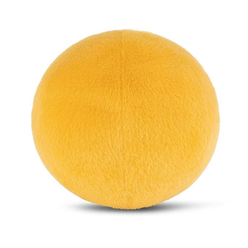 Plush Smiley Fuzzy Bright Yellow 9"