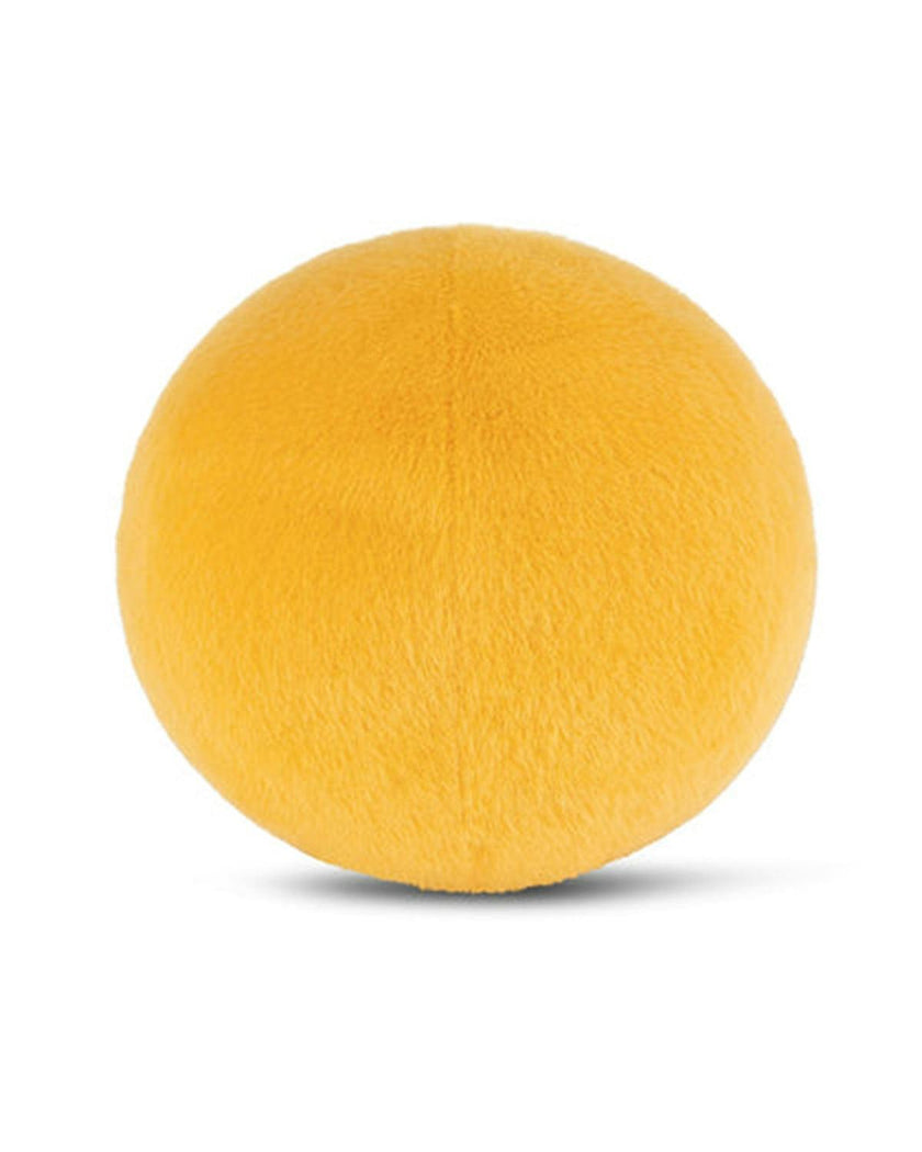 Plush Smiley Fuzzy Bright Yellow 9"