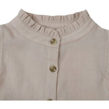 Fleurance Flutter Sleeve Buttoned Front Dress