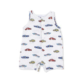 Race Cars - Sleeveless Shortie Romper