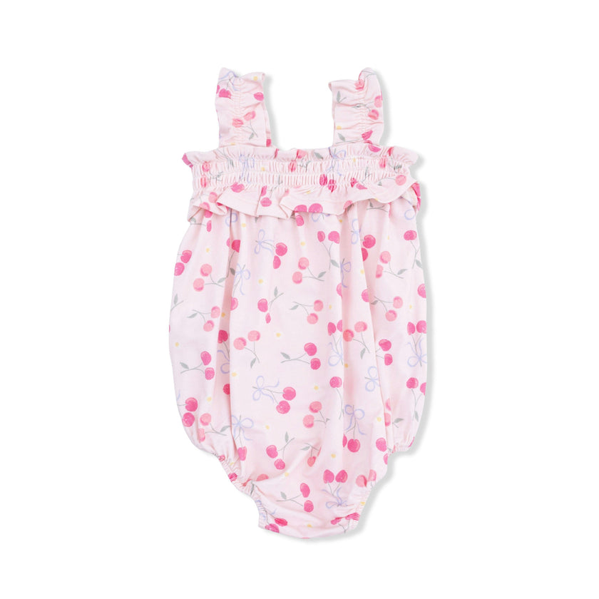 Sweet Bow Cherries - Ruffly Strap Bubble