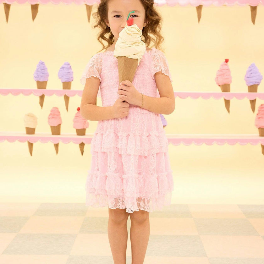 Mini Addy Dress in Light Pink