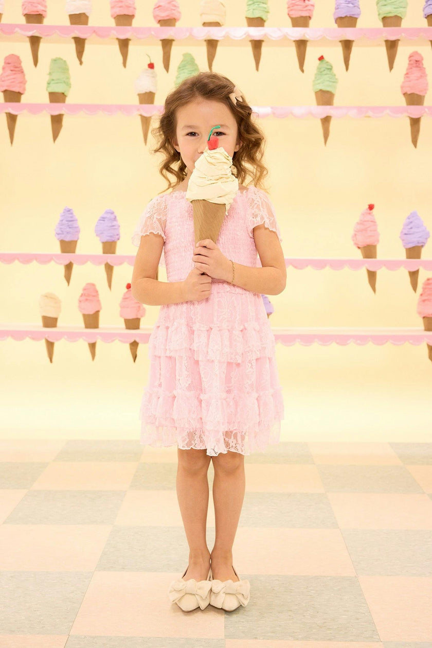 Mini Addy Dress in Light Pink