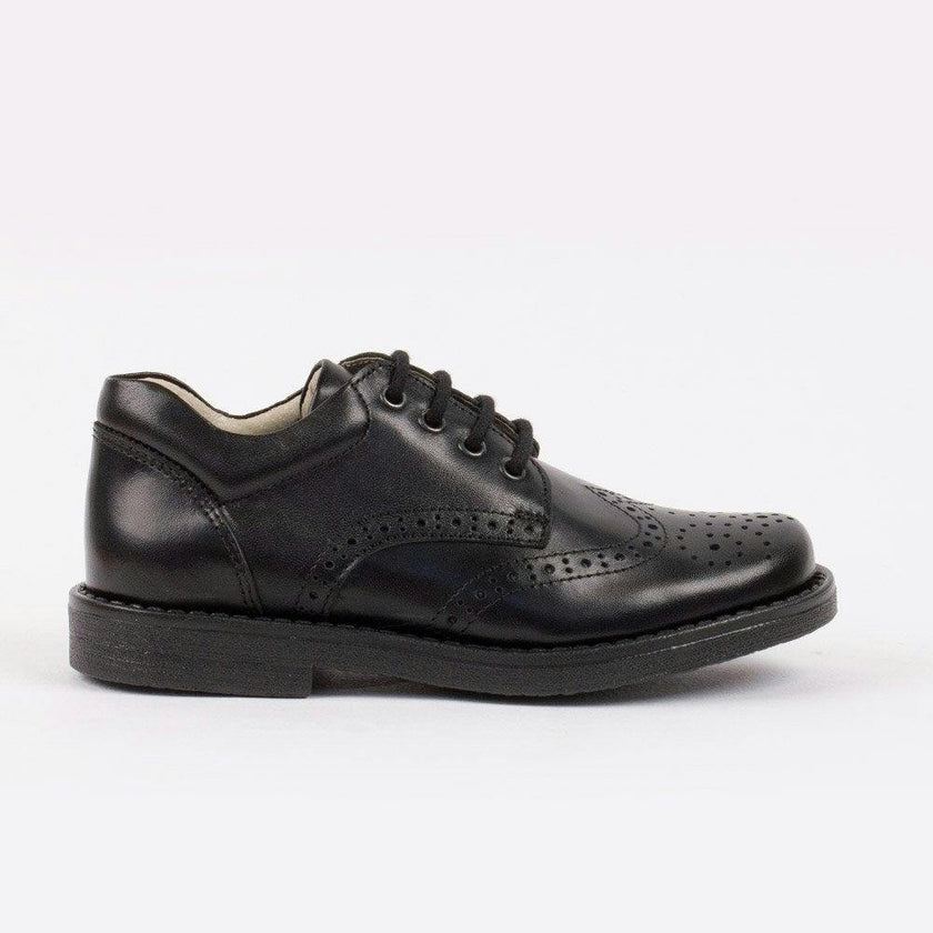Hampton Classics Hamish School Shoes in Black