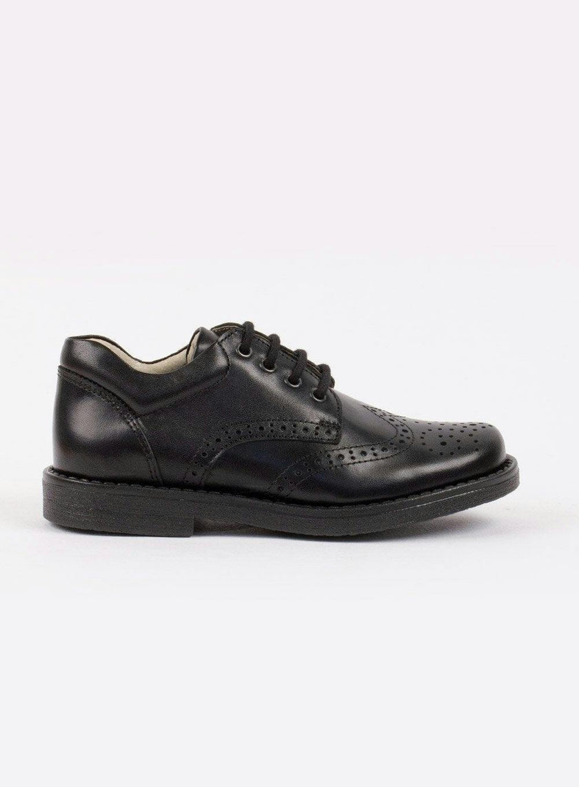 Hampton Classics Hamish School Shoes in Black