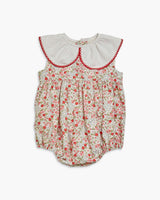 Laura Romper Strawberry Print