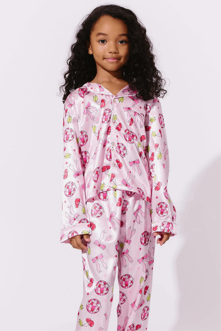 Pinky Disco Silky Set