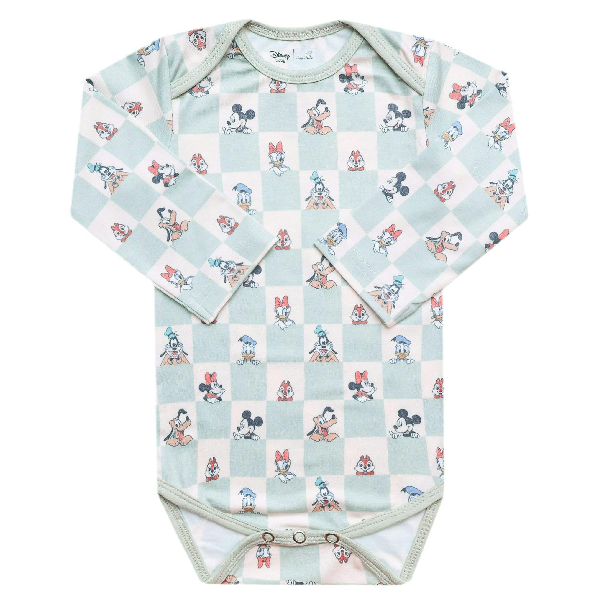 Long Sleeve Bodysuit - Mickey Mouse and Friends