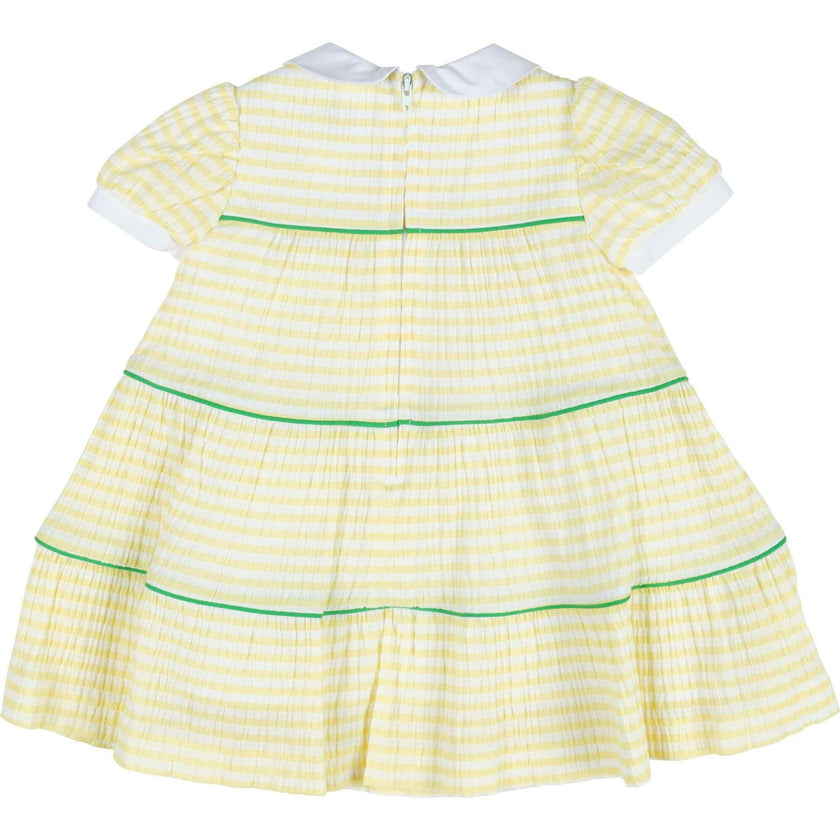 Stripe Dress With Flowers