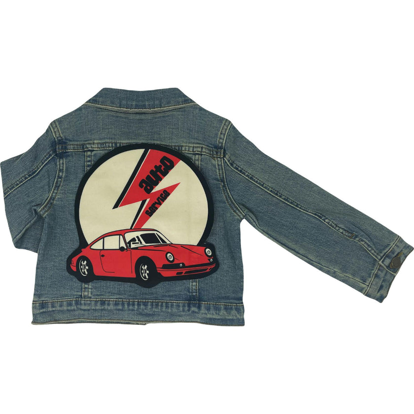 Auto Service Denim Jacket - Unisex for Boys and Girls