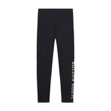 Black Logo Leggings