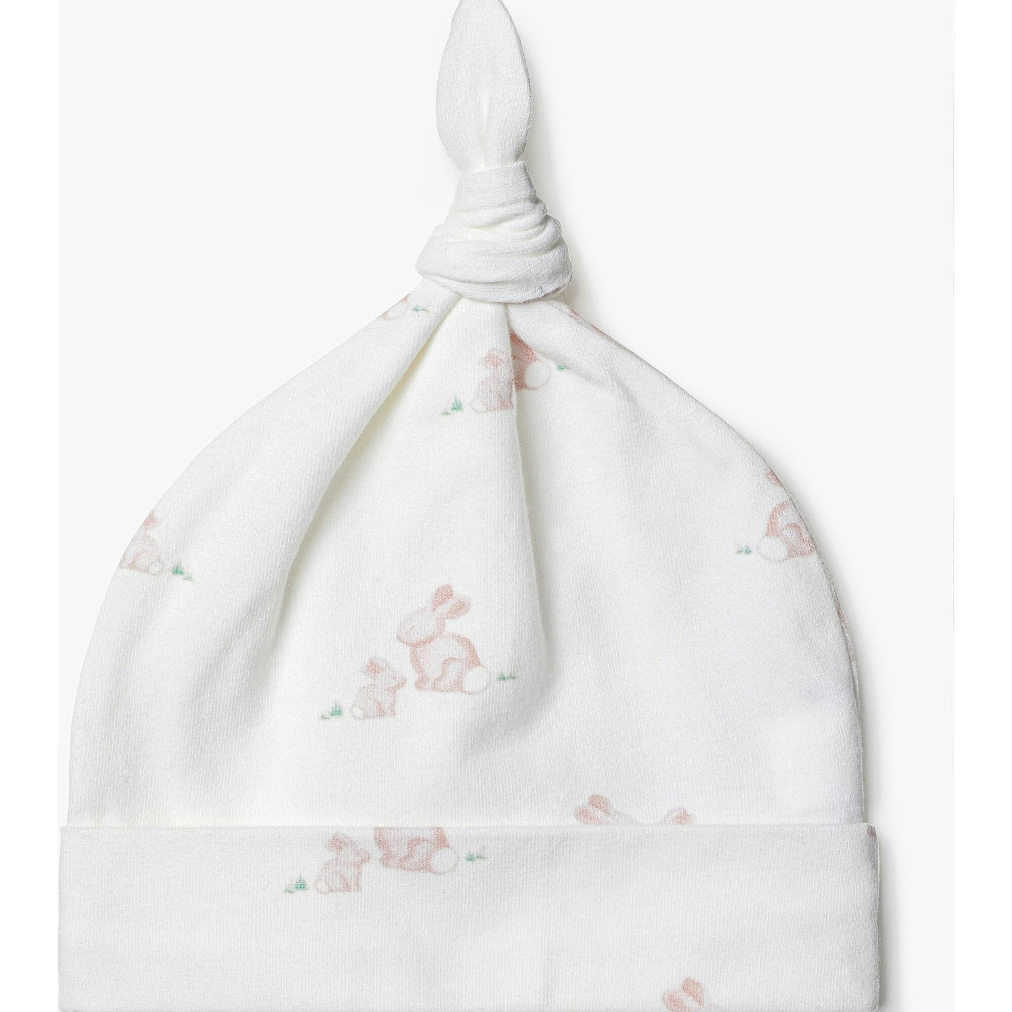 Baby Hat in Pale Pink Bunny