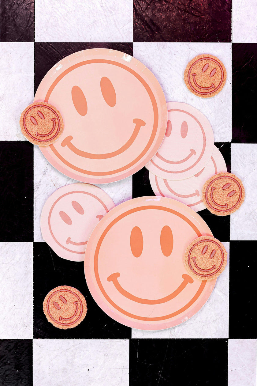 Peace & Love Smile Dessert Plates