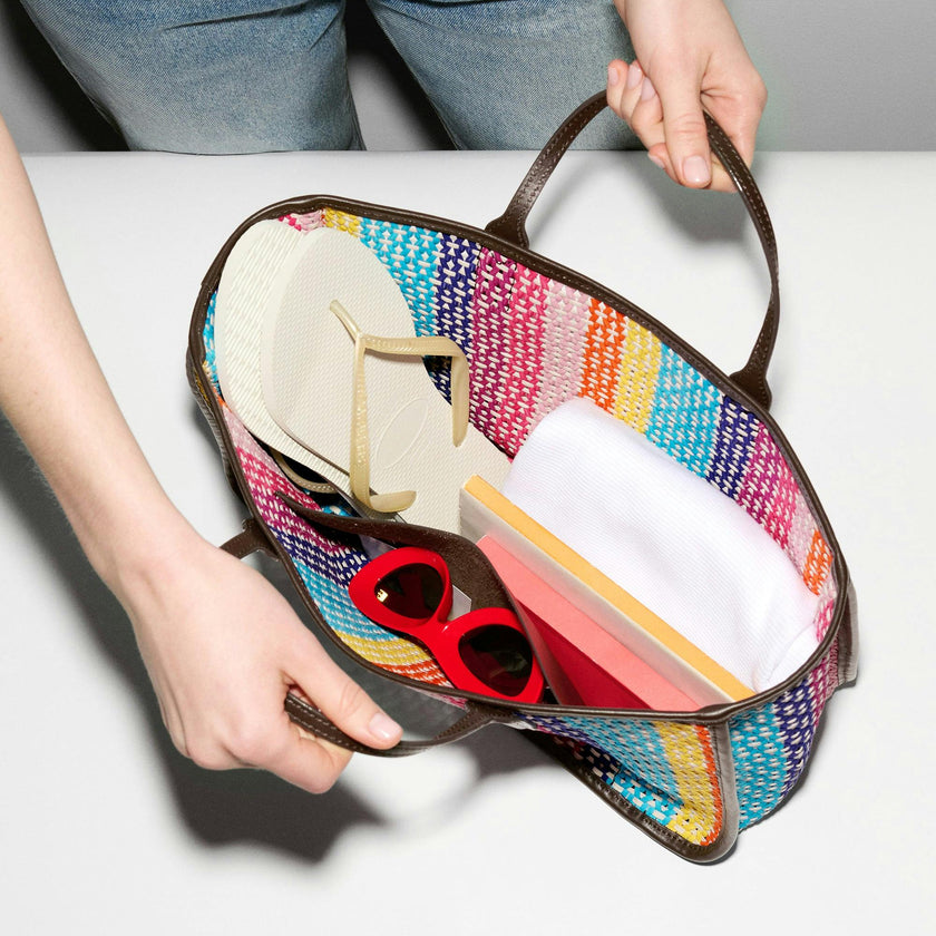 Feria Stripe Georgica Open Tote
