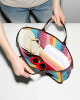 Feria Stripe Georgica Open Tote
