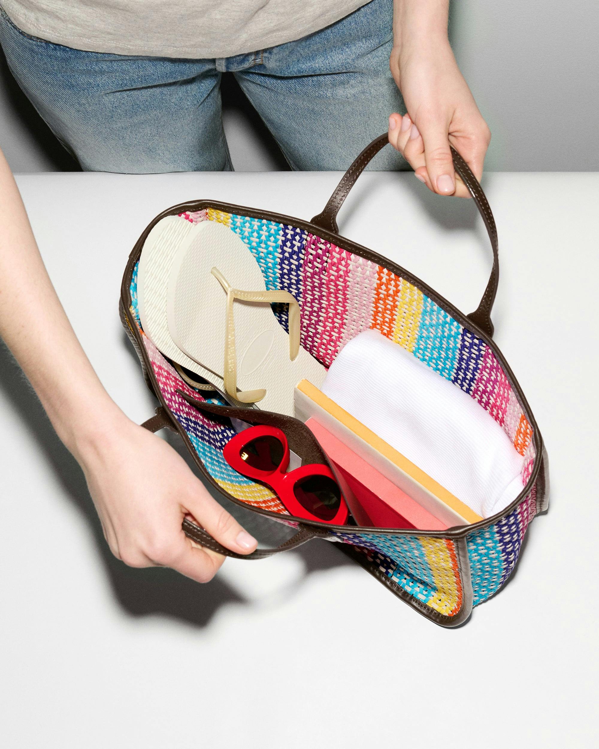 Feria Stripe Georgica Open Tote