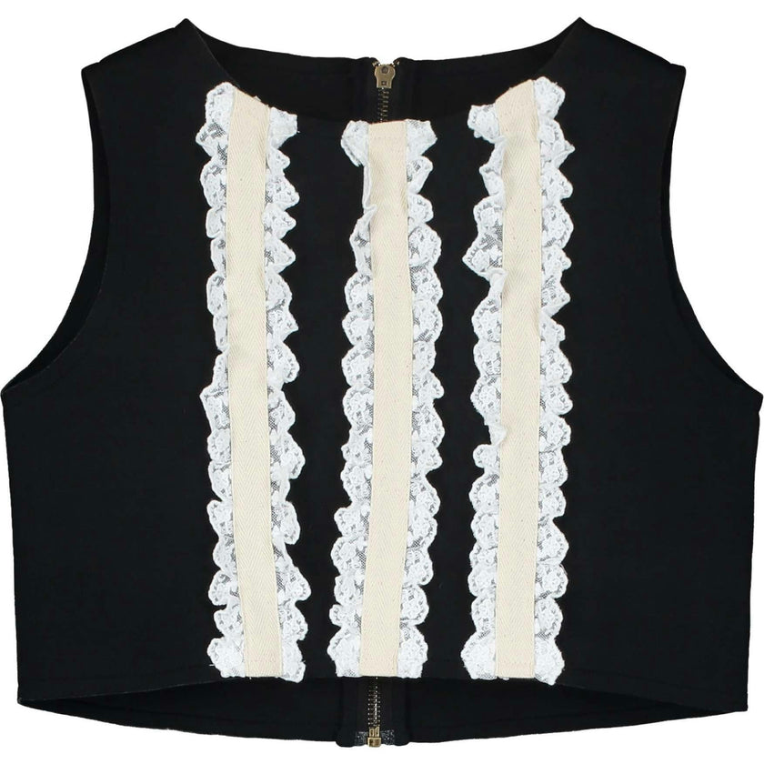 Neoprene Lace Top
