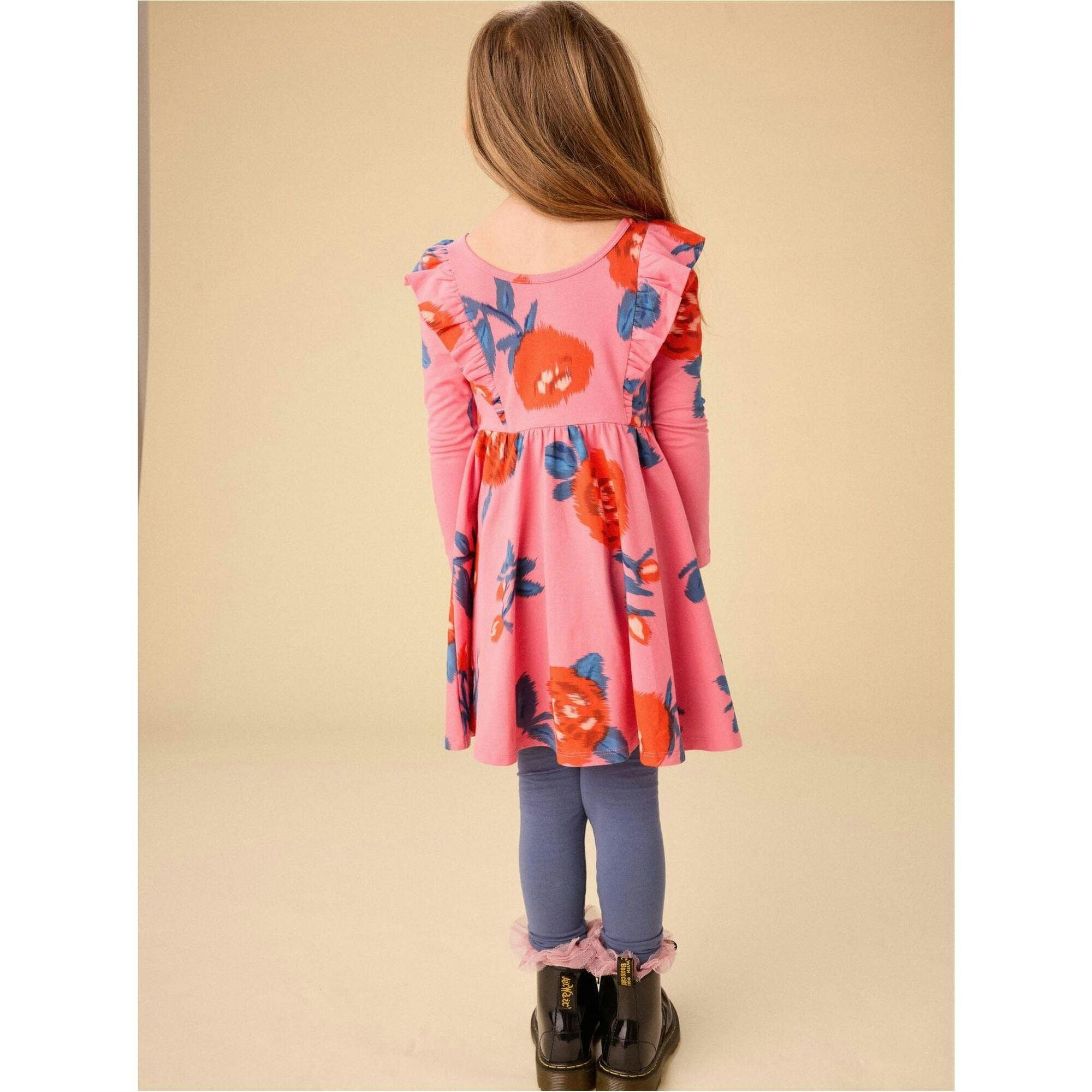 Ruffle Shoulder Ballet Dress