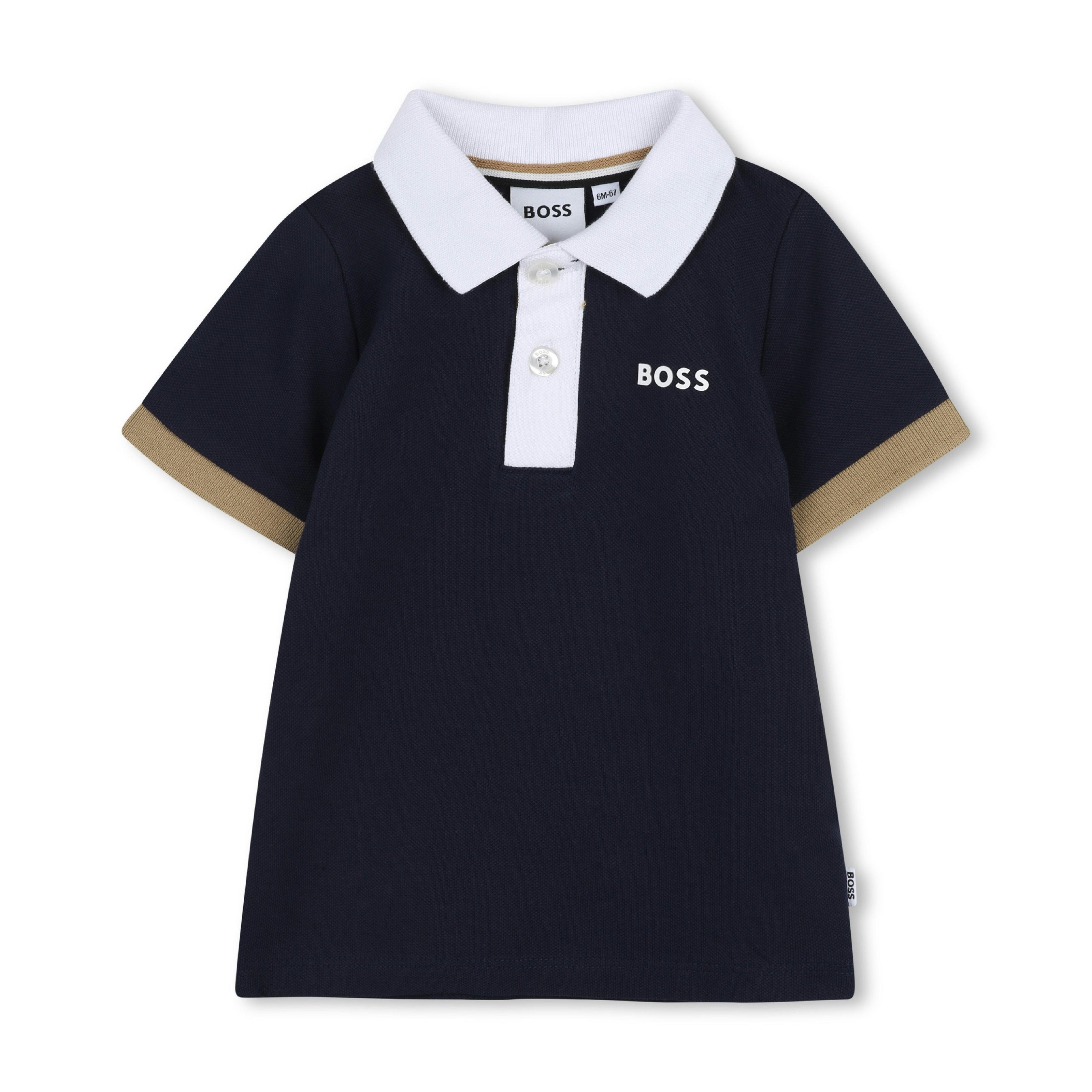 Navy Short Sleeve Polo Shirt