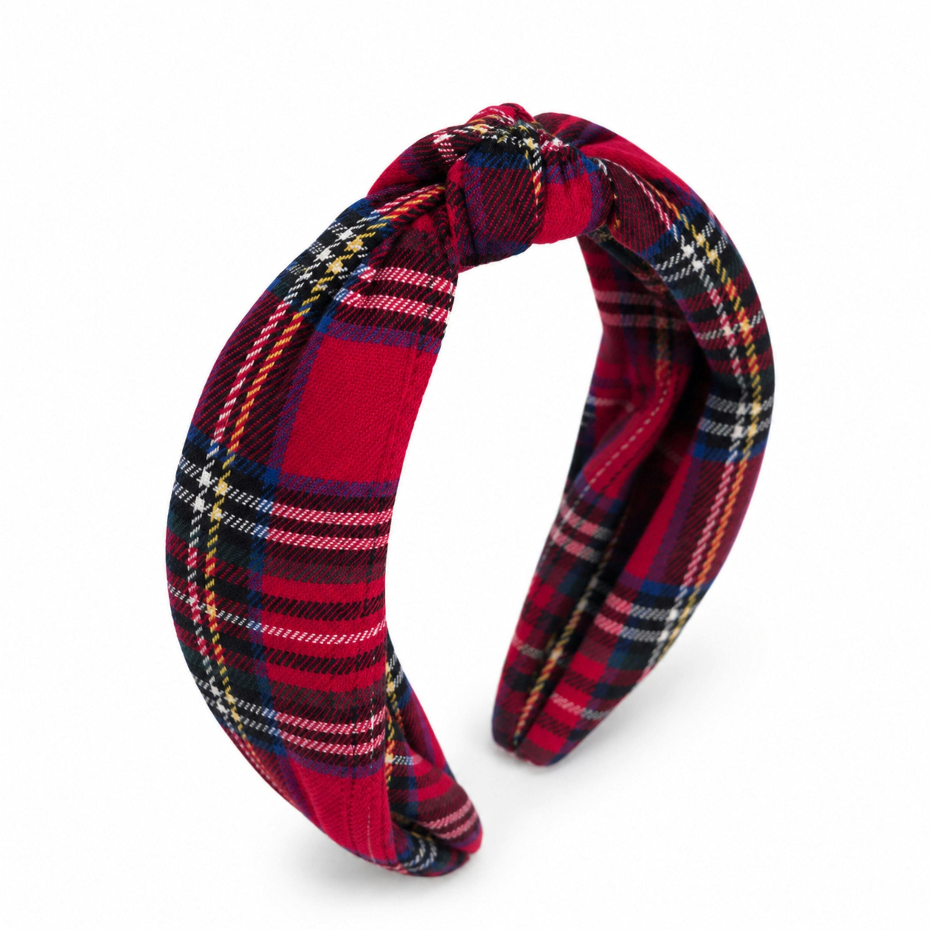 Plaid Knot Headband