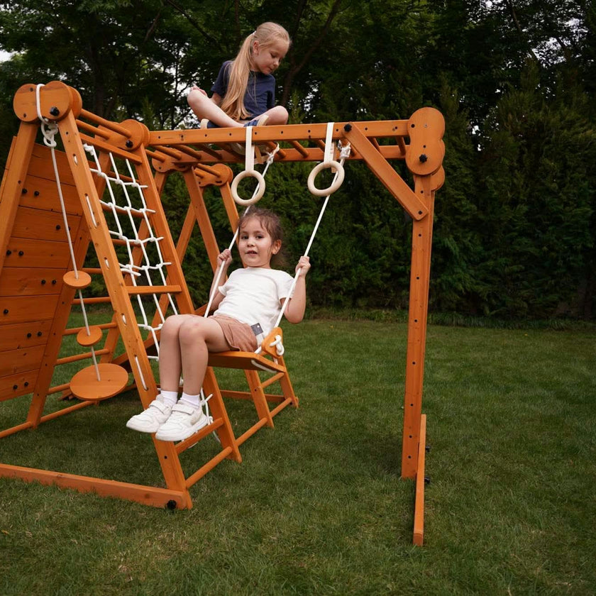 Chestnut | Outdoor & Indoor Foldable Jungle Gym