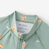 Swimming Koi Zipper Shortall Swimsuit