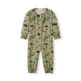 Apple Orchard Corduroy Ruffle Snap Jumper