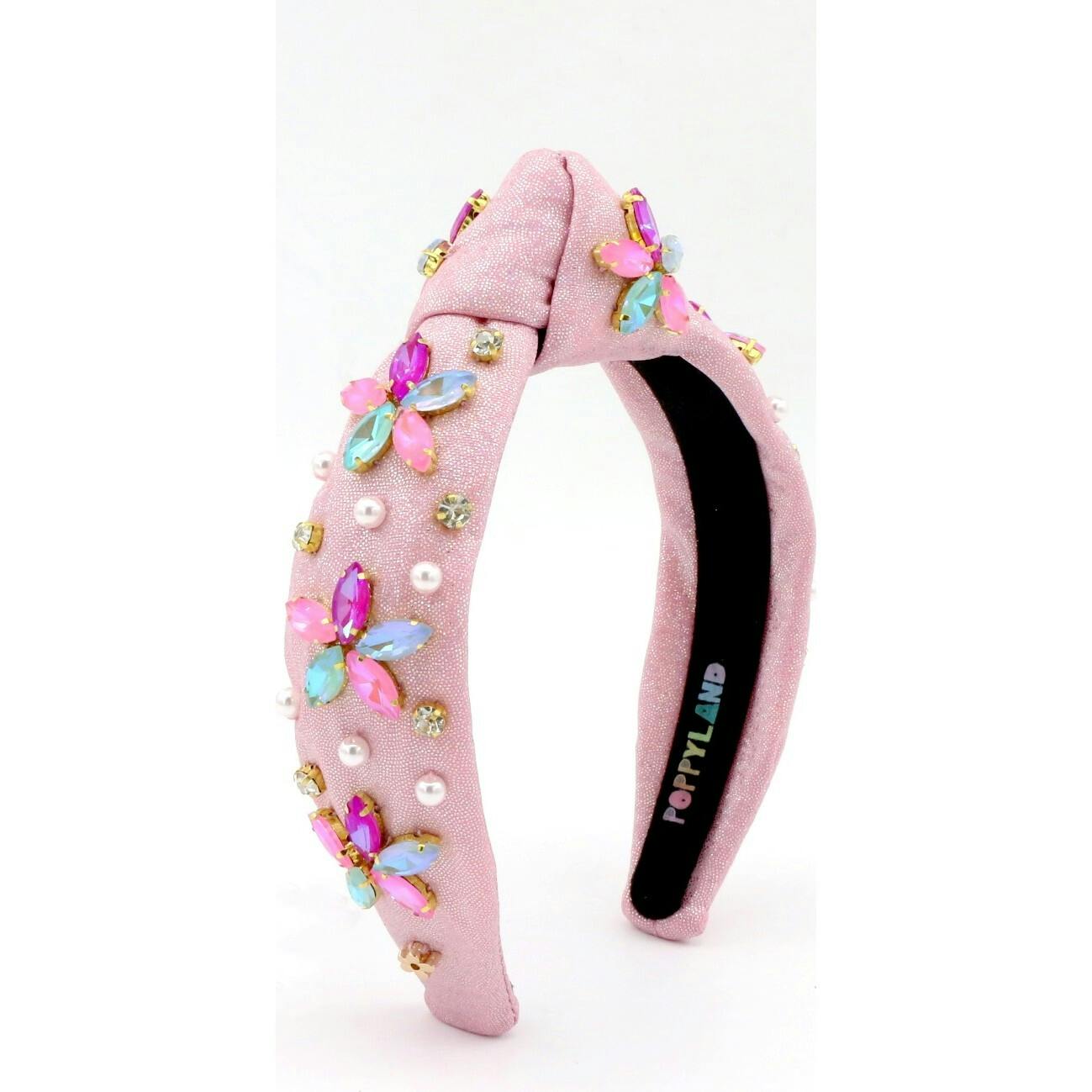 Bejeweled Flower Headband