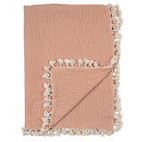 6-Layer Cotton Muslin Baby Blanket (Copper)
