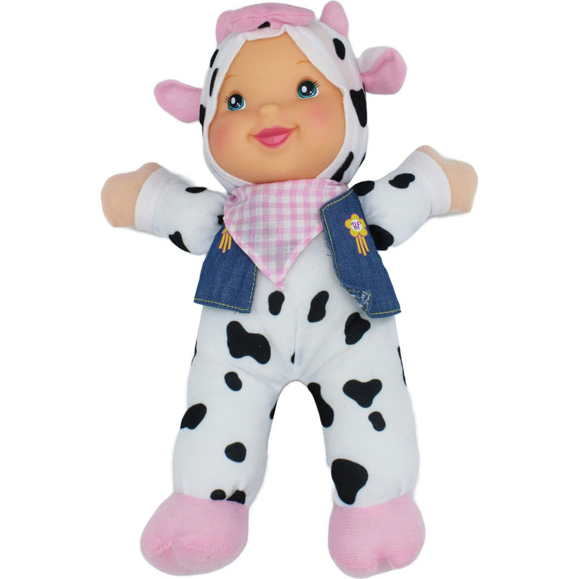 Goldberger Doll Baby's First Farm Animal Friends Bi-Lingual (English/Spanish)