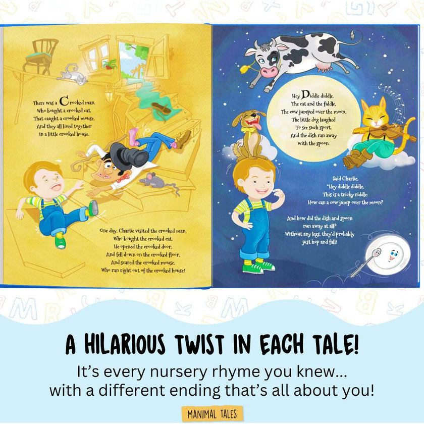 My Nursery Rhyme Adventures! - Nursery Rhymes from A-Z (Personalized Nursery Rhyme Book)