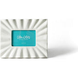 Signature White Ruffle Rectangle Frame